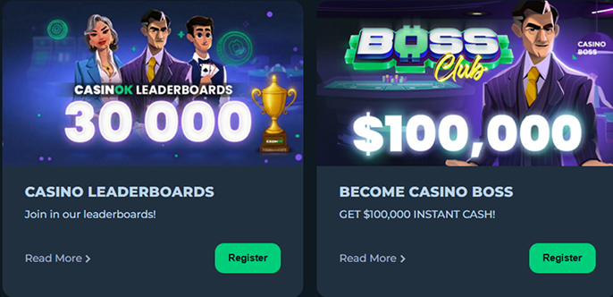 CasinOK Casino promotions